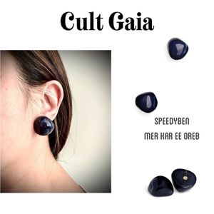 Cult Gaia Blue Petra Studs